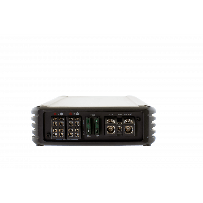 MX 600W 4 Channel Full Range Class D Sub Compact Amplifier - Phoenix Gold