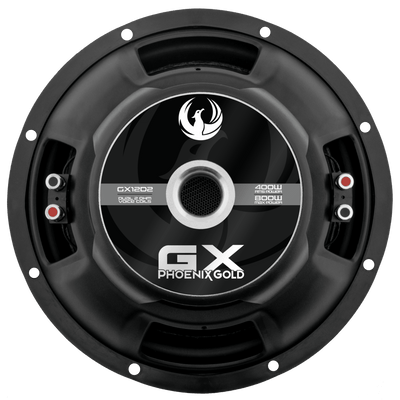 GX 12" High Performance Dual 2-Ohm Subwoofer - Phoenix Gold