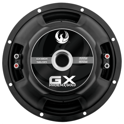 GX 12" High Performance Dual 4-Ohm Subwoofer - Phoenix Gold