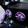 Marine / Powersports 6.5” Silver Coaxial Marine Speakers With Built-In Multi-Color RGB Lighting - Phoenix Gold