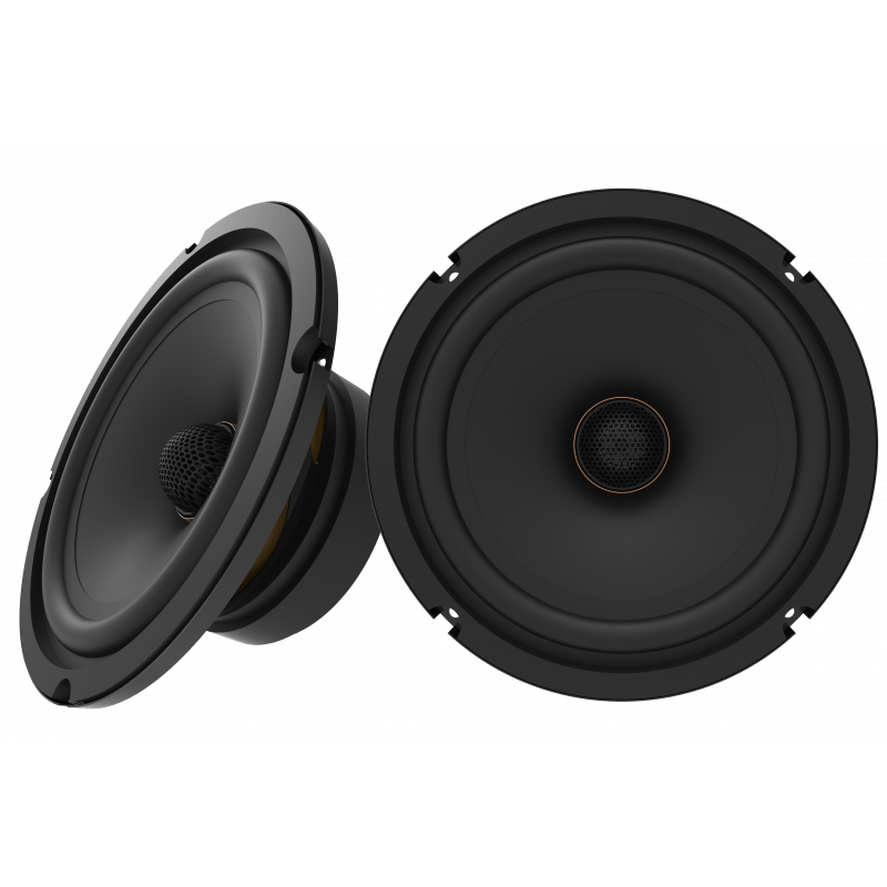 MX 6.5" Dual Concentric Coaxial Speakers - Phoenix Gold