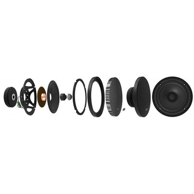 MX 6.5" Dual Concentric Coaxial Speakers - Phoenix Gold