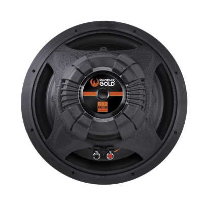 RX2 12" 200W Single 4-Ohm Subwoofer - Phoenix Gold