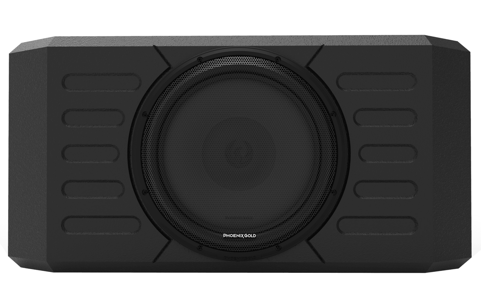 Swing Gate-Mounted 12-Inch Subwoofer Enclosure for Jeep Wrangler JK/JKU and JL/JLU - Phoenix Gold