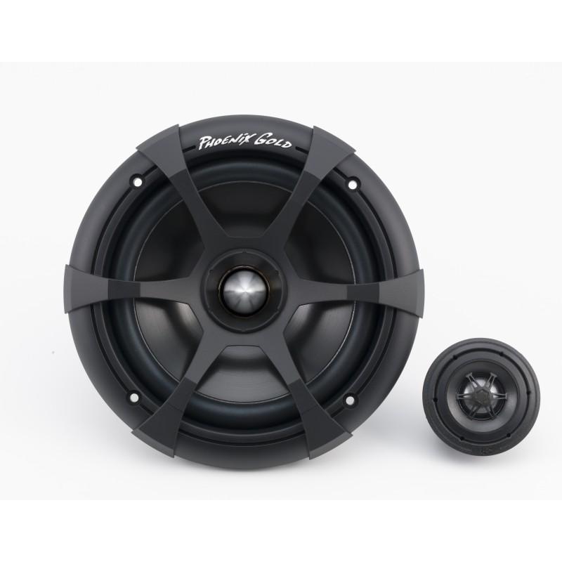 SX 6.5" 250W Component Speaker Set - Phoenix Gold