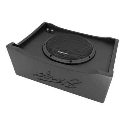 Underseat 10-Inch Subwoofer Enclosure for Full-Size Trucks and Other Vehicles - Phoenix Gold